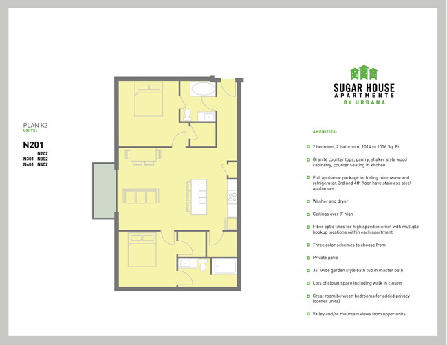 Floorplan - Sugar House Apartments By Urbana