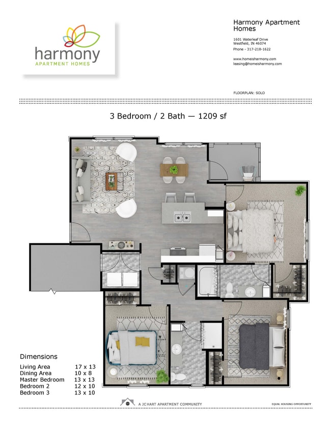 Solo (T2) 3.2.jpg - Harmony Apartment Homes