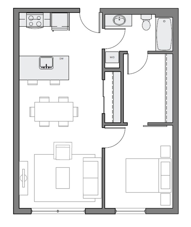 Floorplan - CRN Crane Interbay Apartments