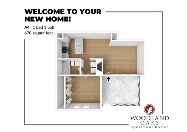 A4 Floor Plan - Woodland Oaks