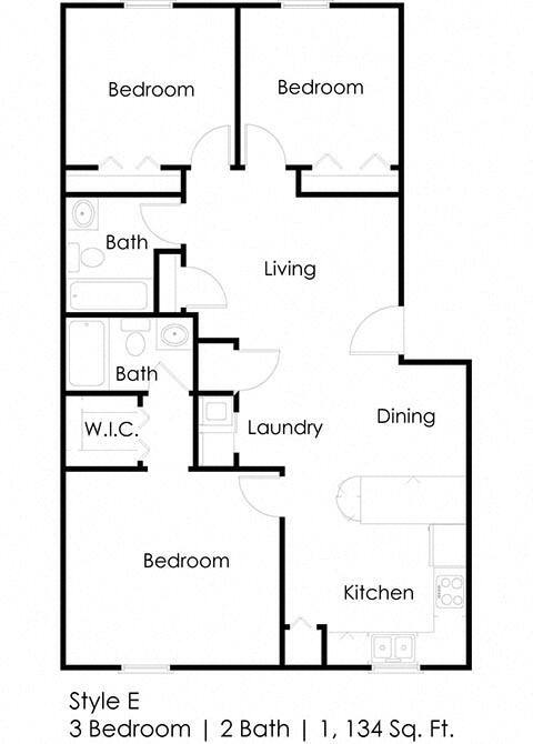 Floorplan - Regency Palms Apartments