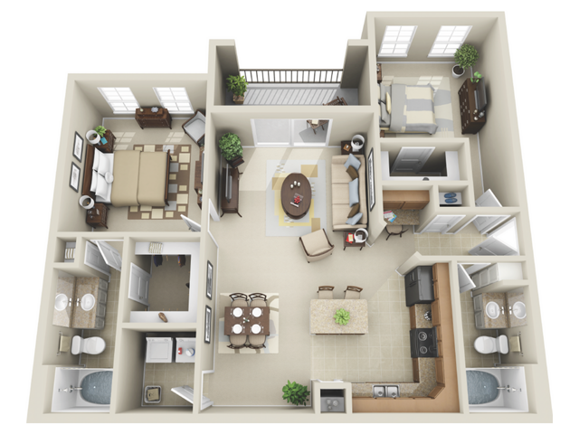 B1 Floorplan - Amalfi at Tuscan Lakes