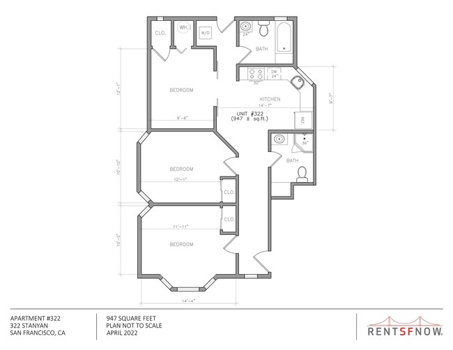 Floorplan - 322 Stanyan