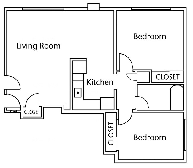 Floorplan - Eagle's Landing Apartments