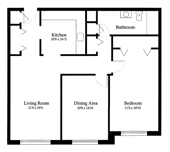 1BR/1BA - Cold Spring Apartments