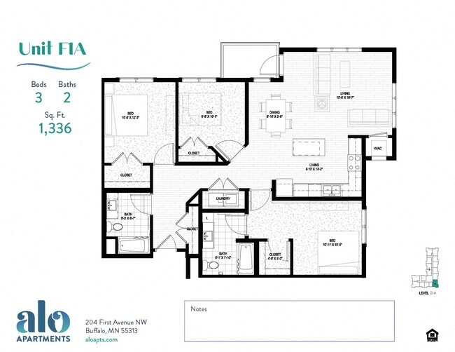 Floorplan - Alo Apartments