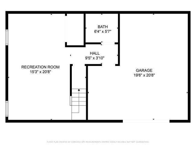 Floor Plan for Basement - 13217 Nottingdale Dr