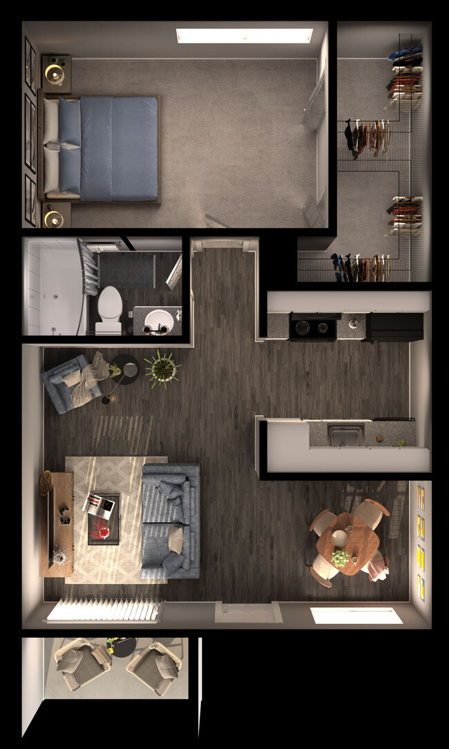 Floorplan - Sausalito Apartments