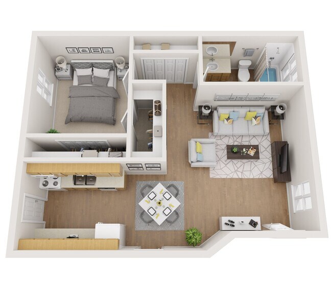 Floorplan - Higdon Ferry Apartments