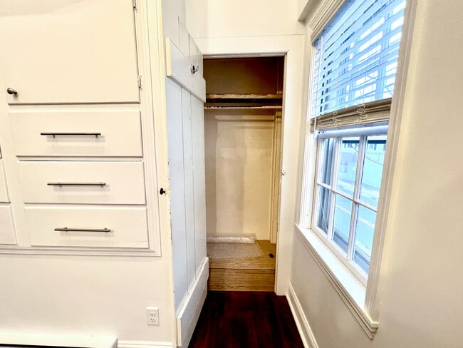 Built-in drawers and closet - 21 Washington St