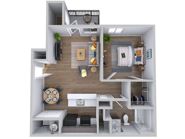 Floorplan - Radius at The Domain