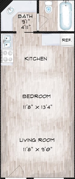Interior Photo - Flats at Vine Street