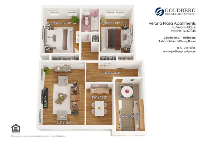 Floorplan - Verona Plaza Apartments