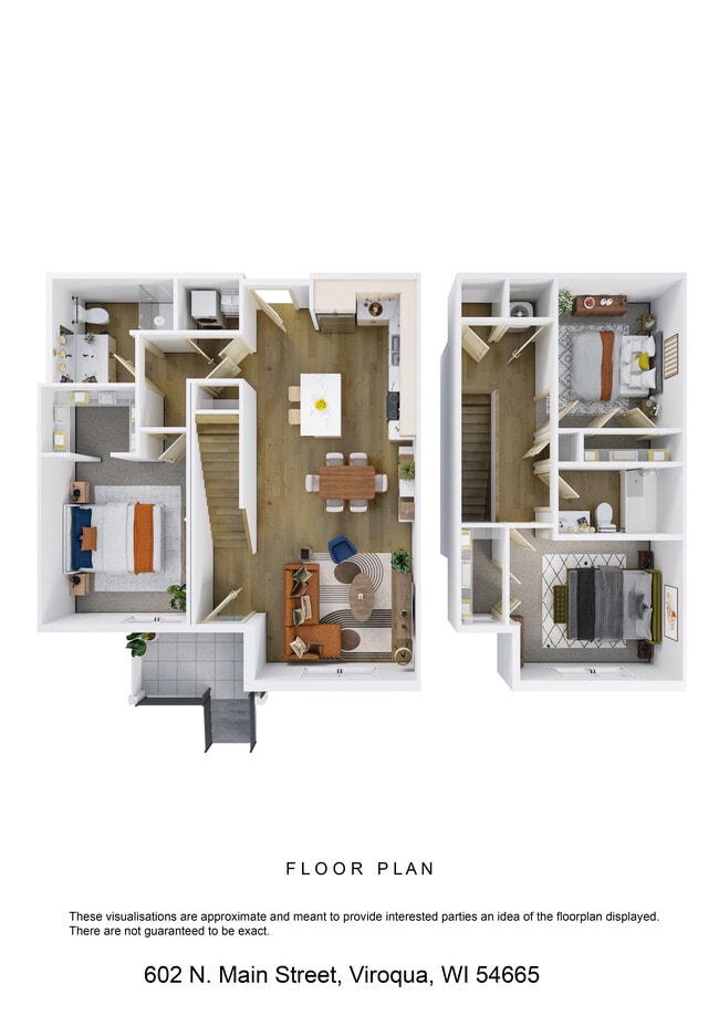 Representative 3BR2BA TH - Main Street Apartments