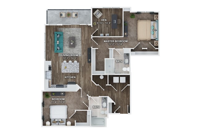 Floorplan - Fairmont at South Lake