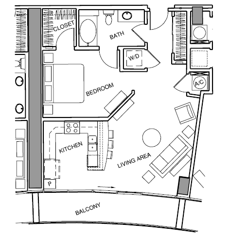 Floorplan - 1010 Midtown