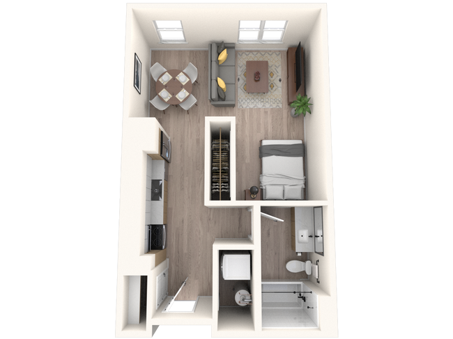Floorplan - Tempo at Nine Mile Station Apartments