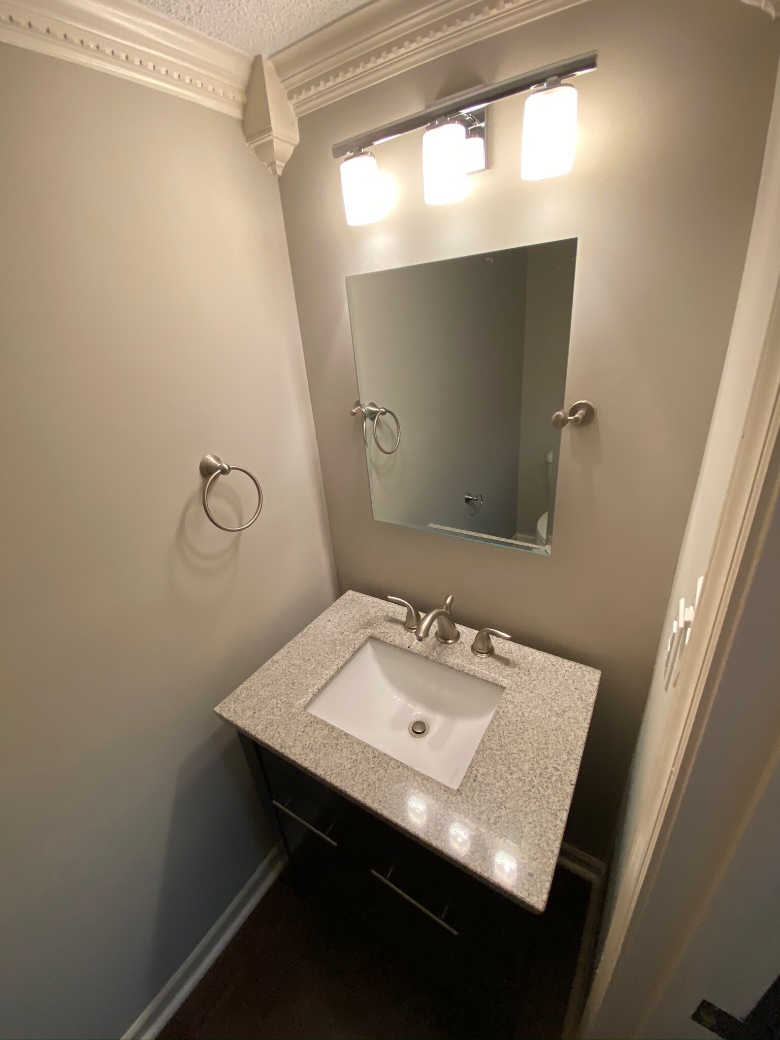 Downstairs powder room - 1627 10th St Pl NW