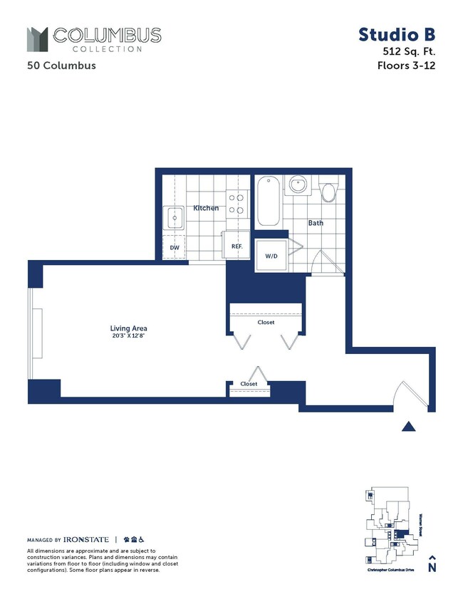 Floorplan - 50 Columbus