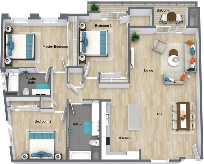 Floorplan - THE BURBANK - NILO RESIDENTIALS