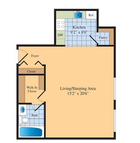 Floorplan - Roosevelt Towers