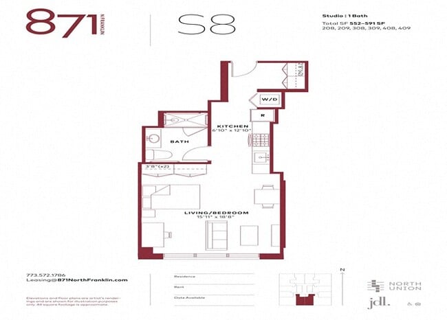 Floorplan - 871 N Franklin