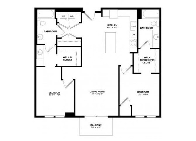 Floorplan - The Covington Apartment Homes
