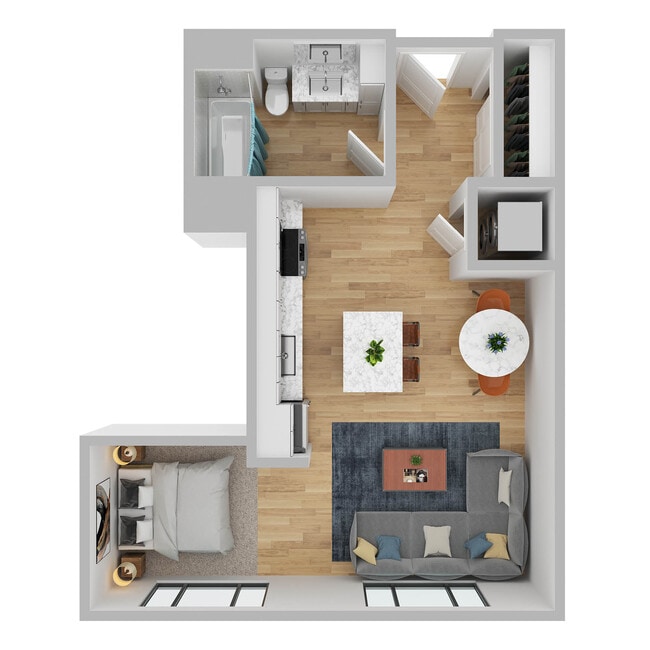 Floorplan - The Knox Apartments