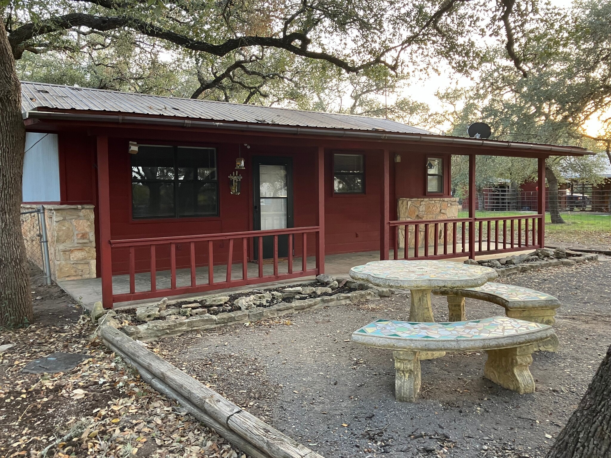 Relax and take in the views from your covered porch - 20681 FM306