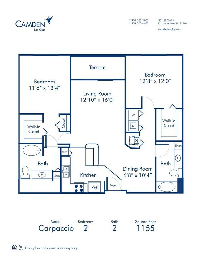 Floorplan - Camden Las Olas