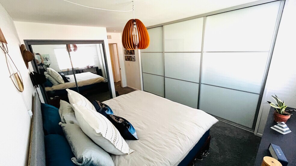 Full closet + walk in closet Bedroom fits a king size bed - 6600 Warner Ave