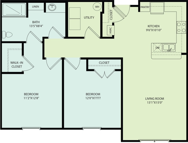 Floorplan - Brighton Pointe Senior Apartments