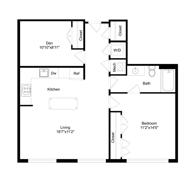 Floorplan - The Swift at Petworth Metro