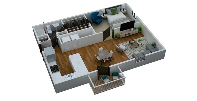 Floorplan - Arlington Square West Apartments
