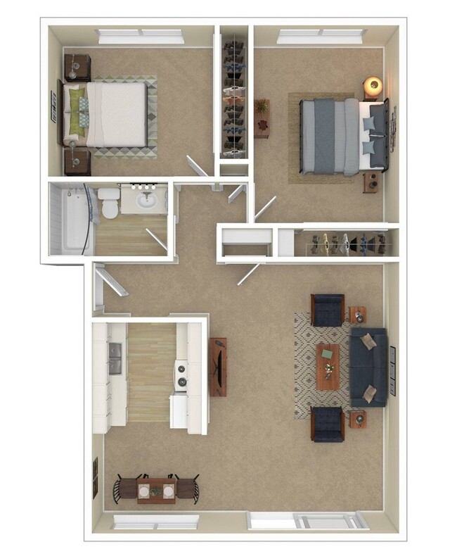 Floorplan - Park At Allen Apartments