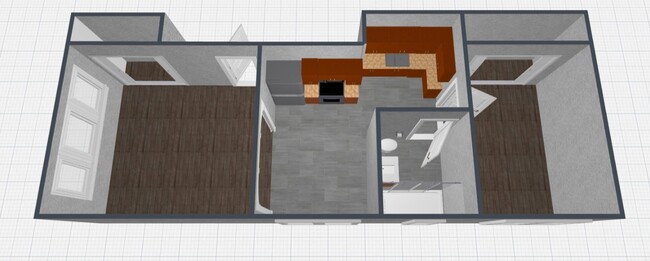 $1225 1 Bedroom - The Logan