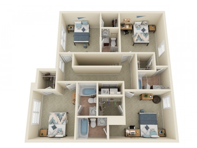 Belmont 6x6 Floor 2 - The Brexx at Louisville