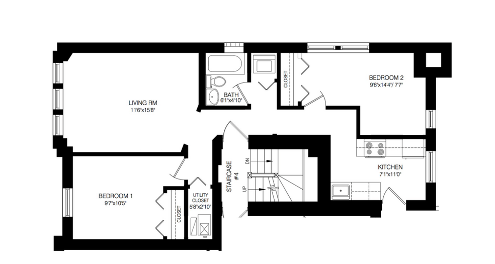 Floor Plan - 1114 W Balmoral Ave