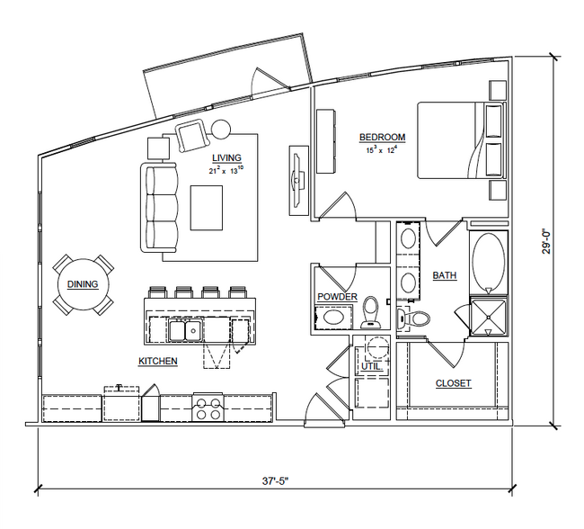 Floorplan - Magnolia at Inwood Village II