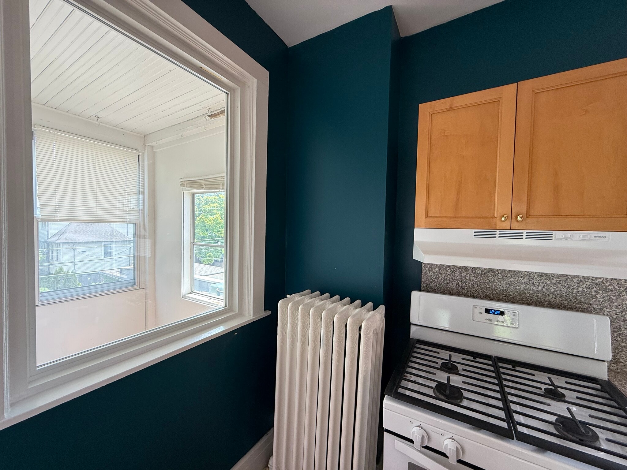 Stove and back porch window - 2525 N Saint Louis Ave