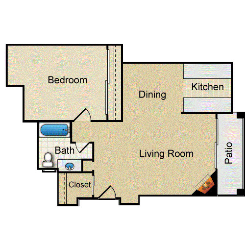 Floorplan - The Hilgard