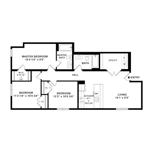 Floorplan - Manor Flats Off Sansom