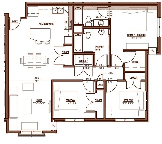 3BR/2BA - Bottineau Ridge