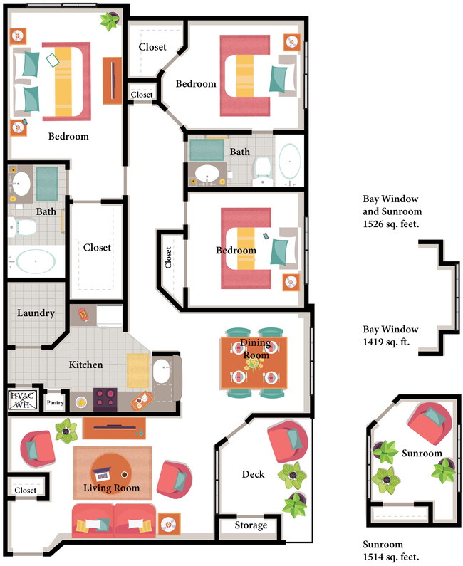 Floorplan - The Lakes at San Marcos Apartments