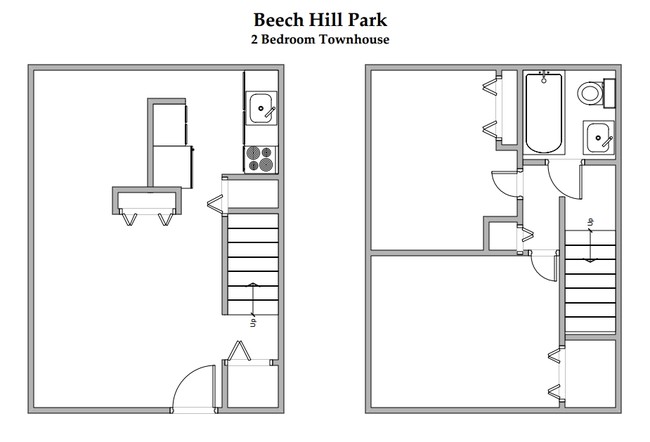 2BR Townhouse - The Village at Beech Hill
