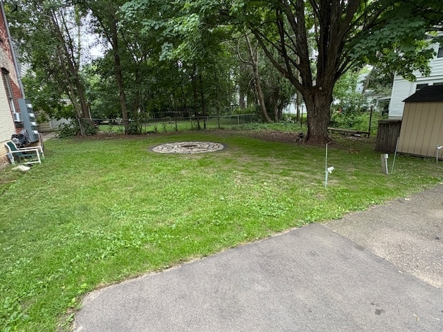 New landscaped backyard with fire pit - 1103 8th St E