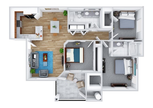 Floorplan - Tribeca North Apartment Homes