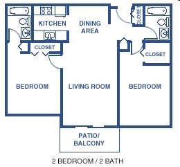 2BR/2BA - Ramblewood Apartments