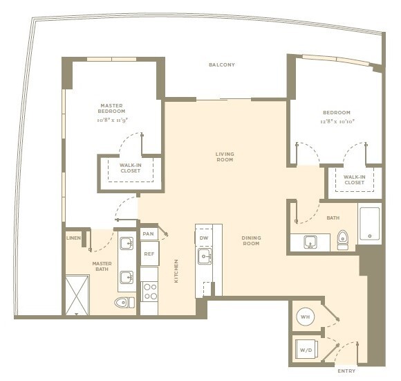 Floorplan - Amaray Las Olas by Windsor