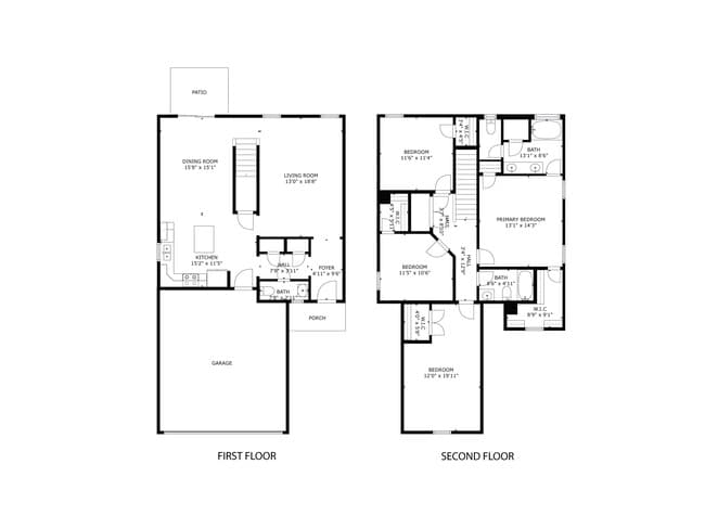 Floorplan - Quinn Residences at Drayton Park - Savannah Quarters